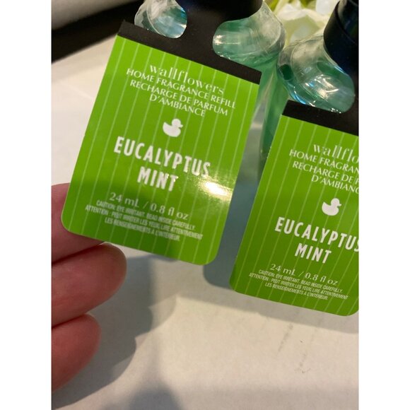 Bath & Body Works Eucalyptus Mint” 2 New Wallflowers - Picture 2 of 4